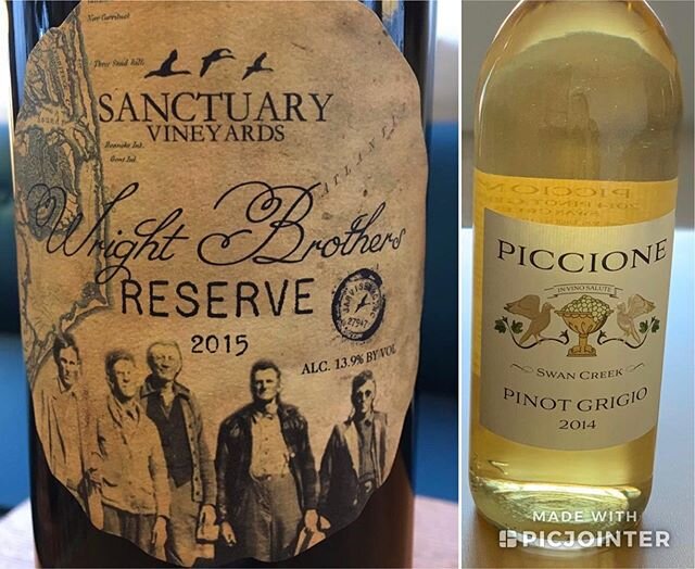 Who&rsquo;s not going to run out of wine?? 👯&zwj;♀️ These girls! After looking through the list of #ncwine offering free shipping, I put in an order for @sanctuaryvineyards and @piccionevineyards. That&rsquo;s right, I said FREE shipping for your 🍷