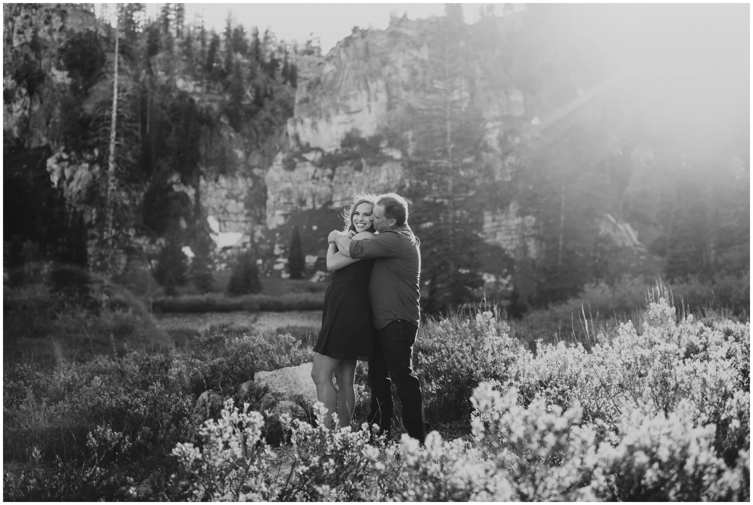 engagement photos at Tony grove lake. Logan Utah. www.riversandroadsphotography.com
