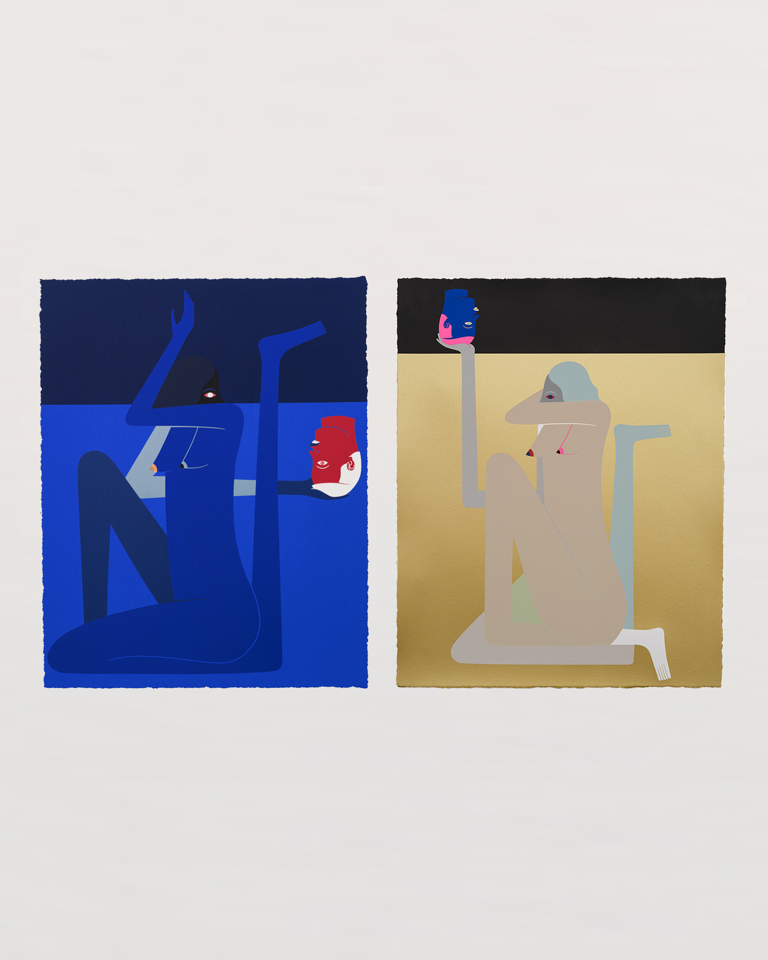 Richard Colman <br /> <em>Cold Shoulder and Shame Diptych</em>