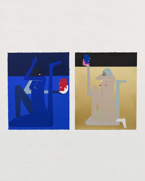 Richard Colman Cold Shoulder and Shame Diptych