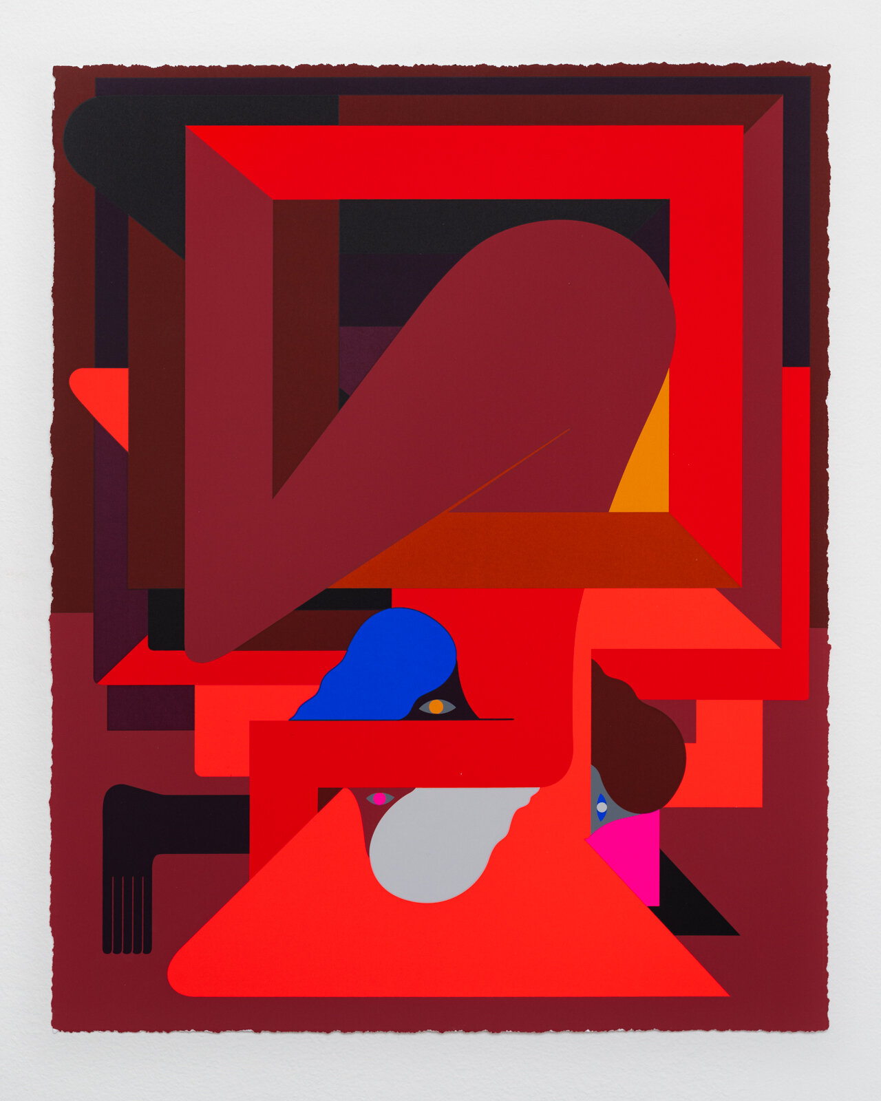 Richard Colman — (RED), FIGURE, THREE HEADS