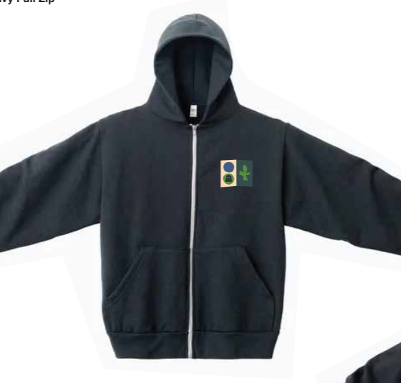 Ghostly Detroit Collab – Navy Full Zip