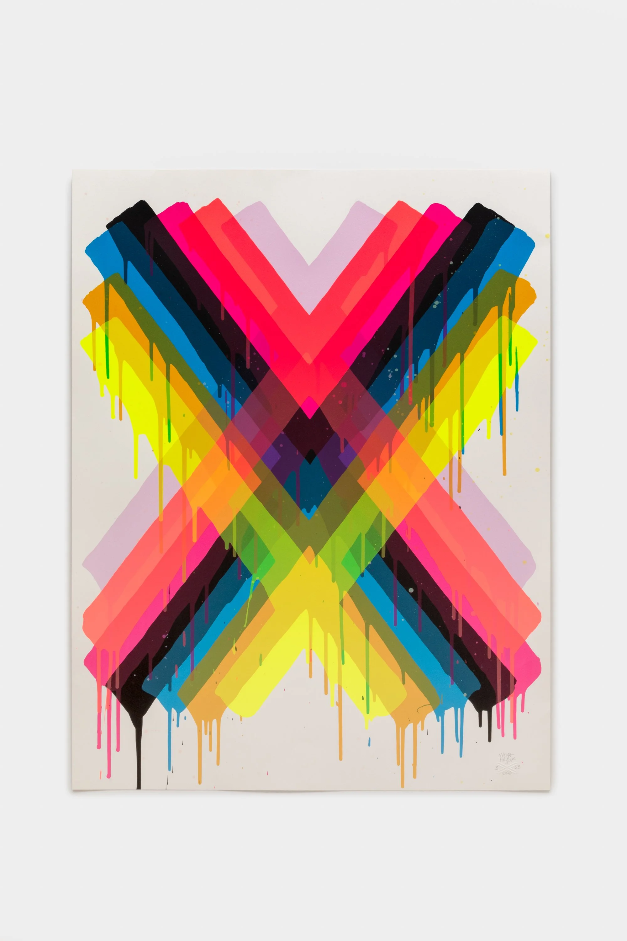 Maya Hayuk - Monoprint #3