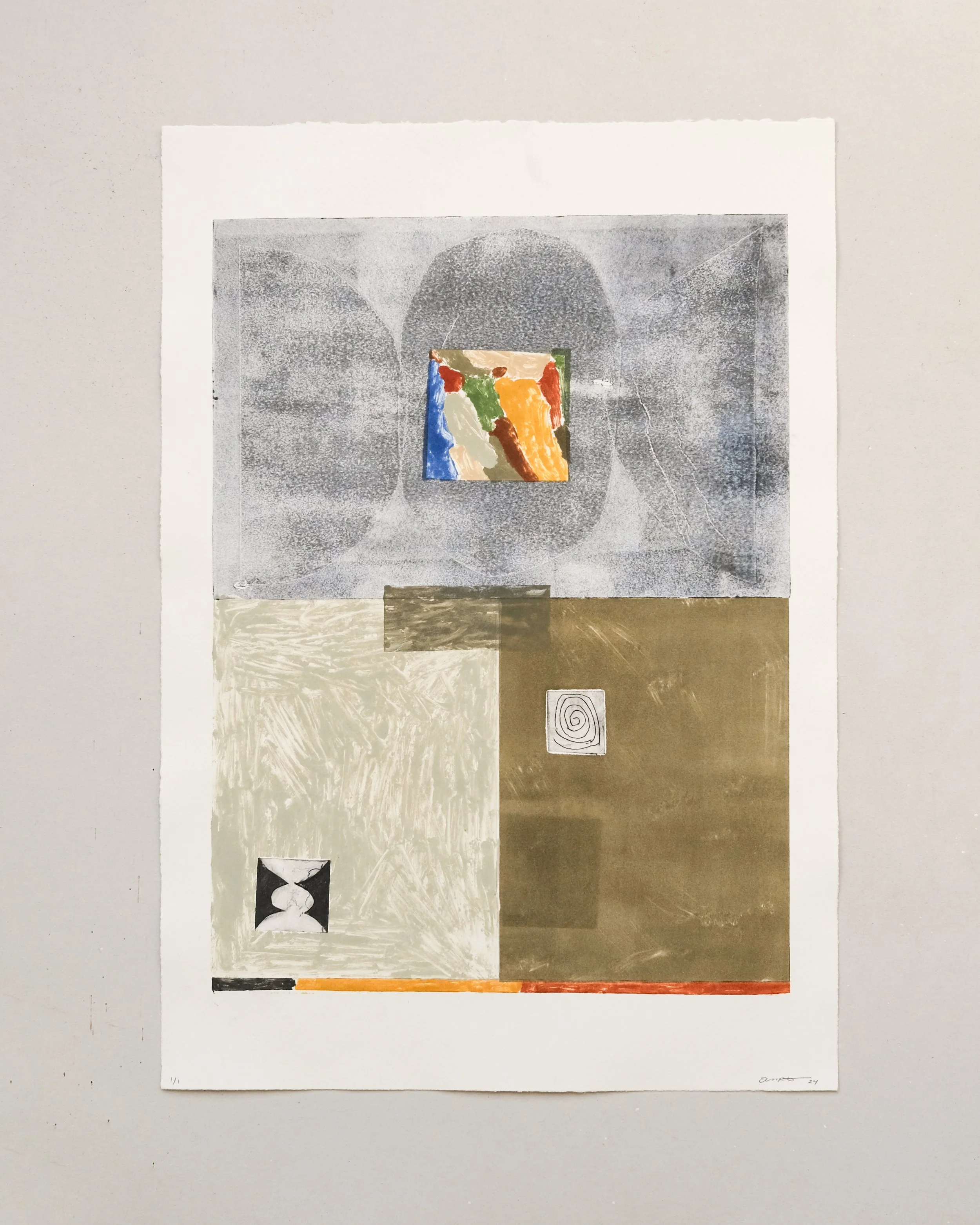 Ellen Rutt – Large Monoprint #3