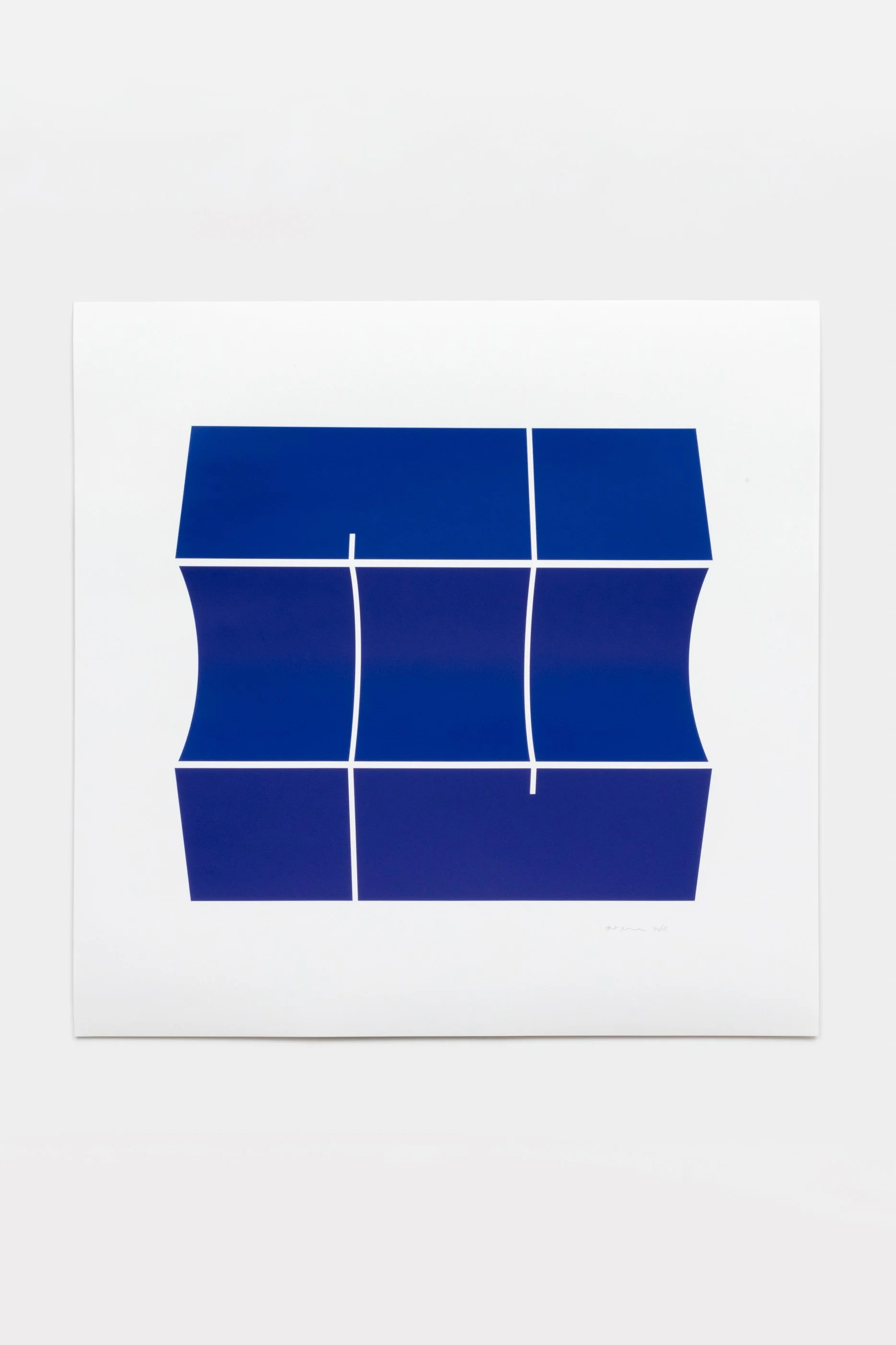 Robert Moreland – Blue Switchback with Curve