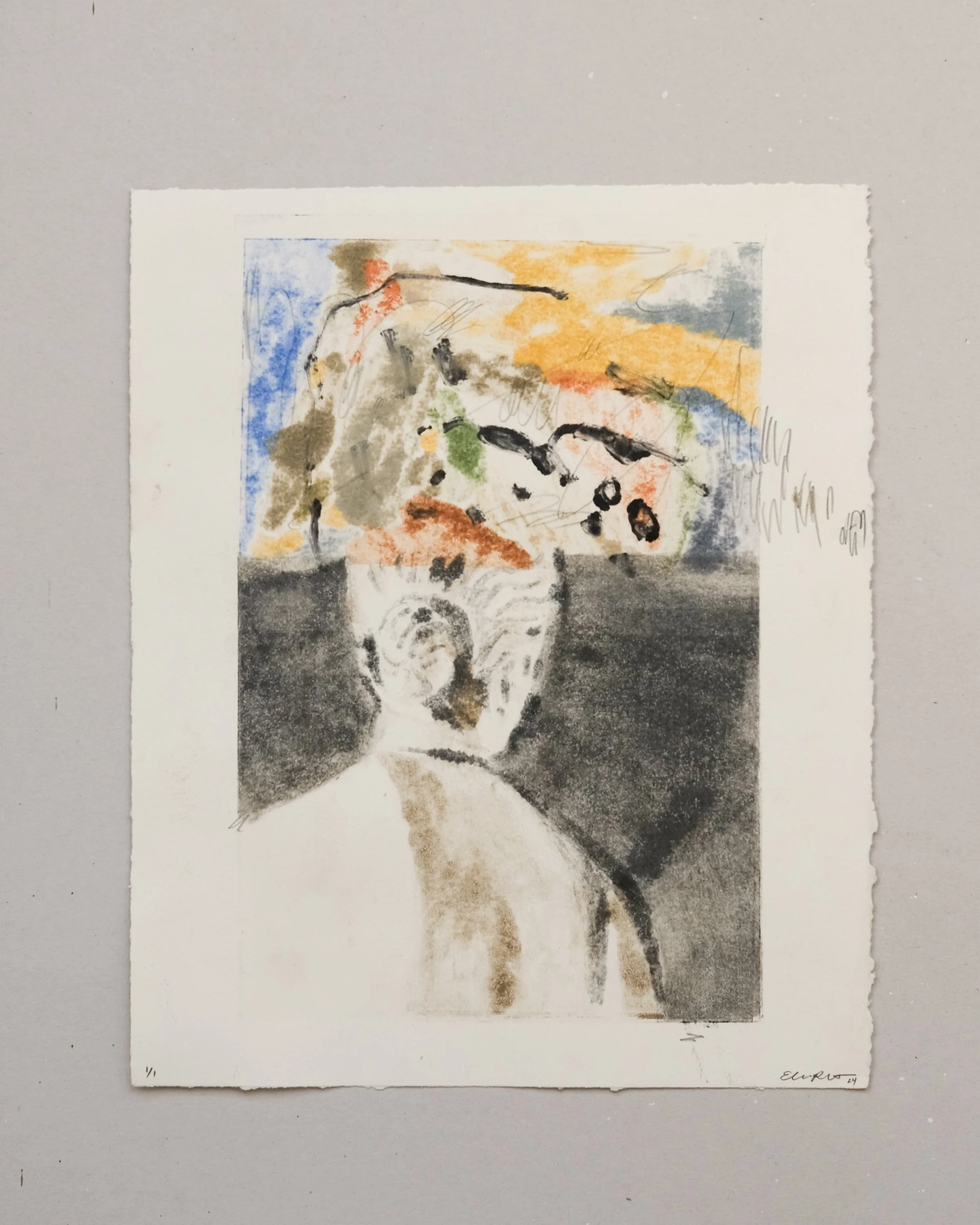 Ellen Rutt – Small Monoprint #4