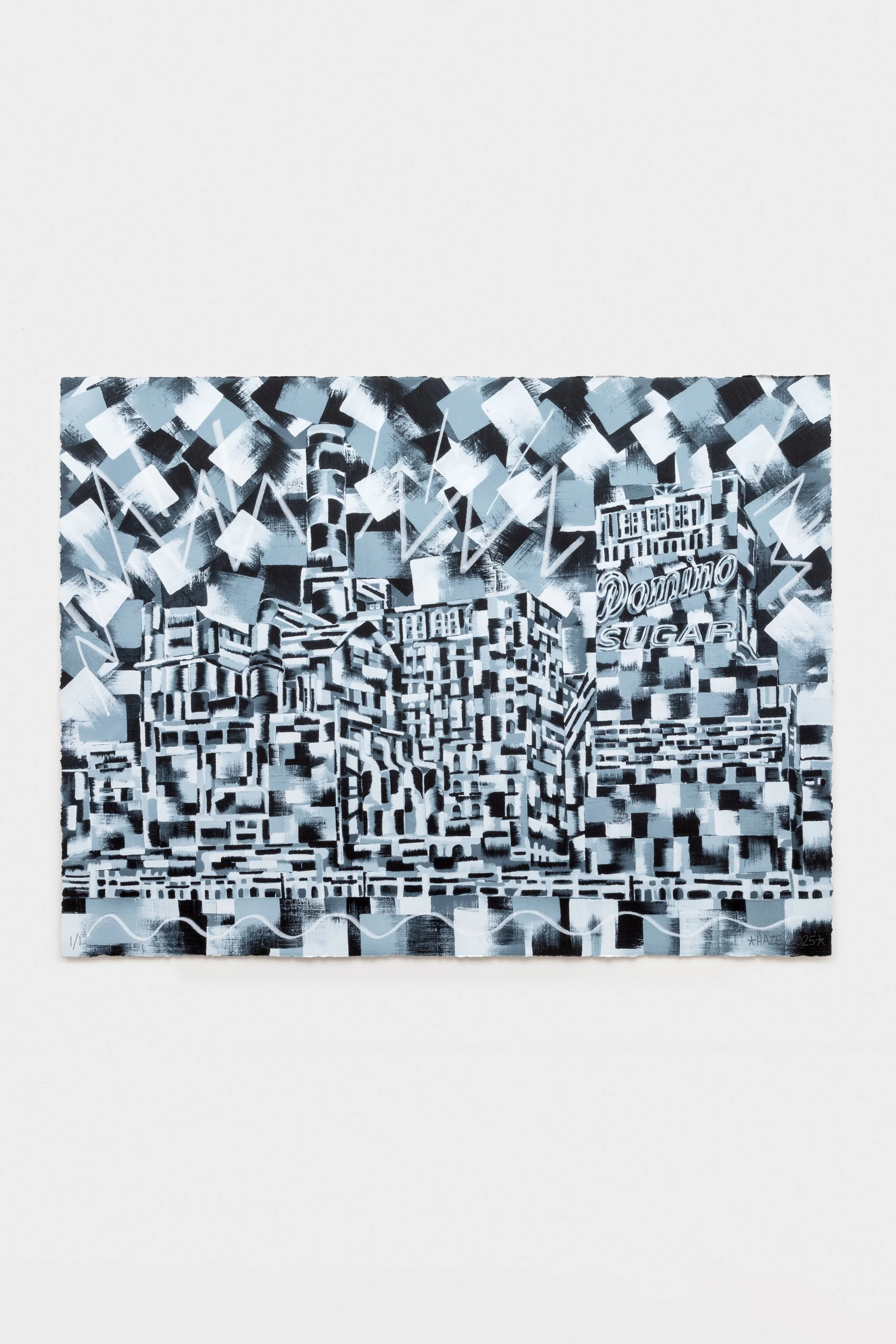 Eric Haze – Domino Sugar Factory Hand-Embellished #8