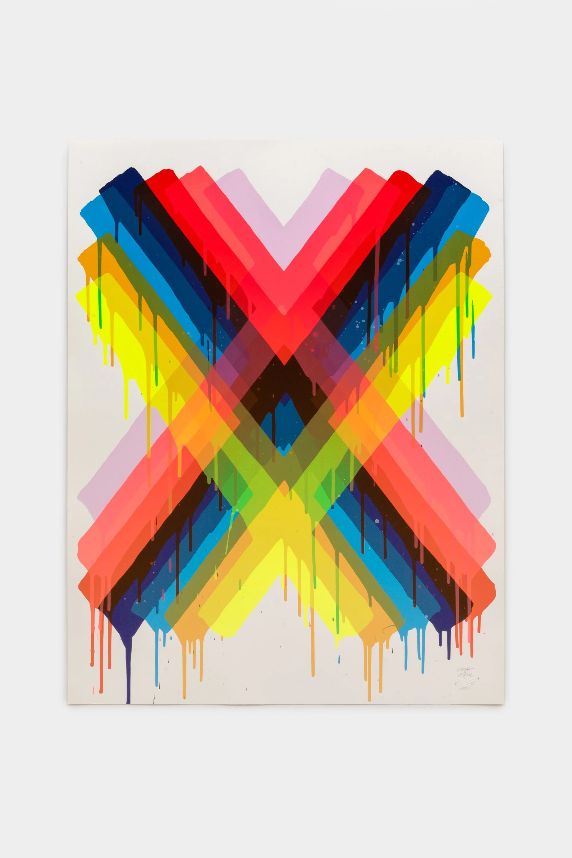 Maya Hayuk - Monoprint #6