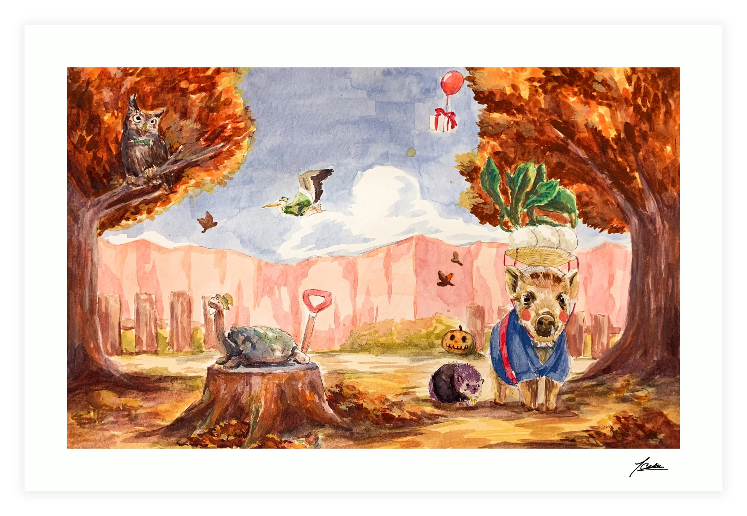 "Autumn" (Print)