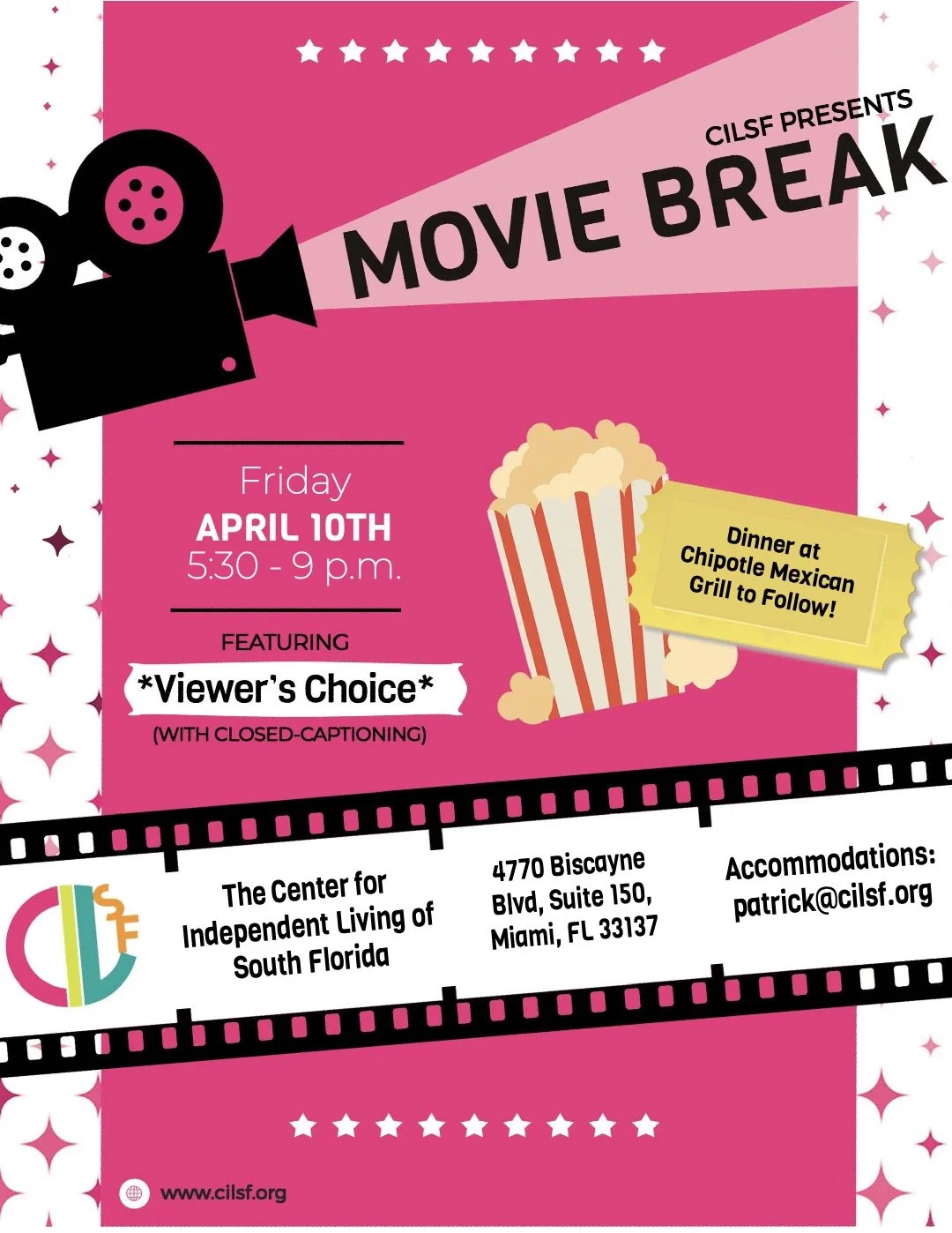 Movie Break at CILSF