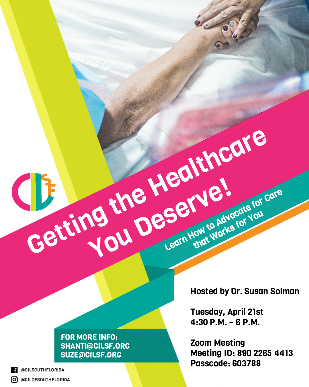 Conversation about Healthcare hosted by Dr. Susan Solman