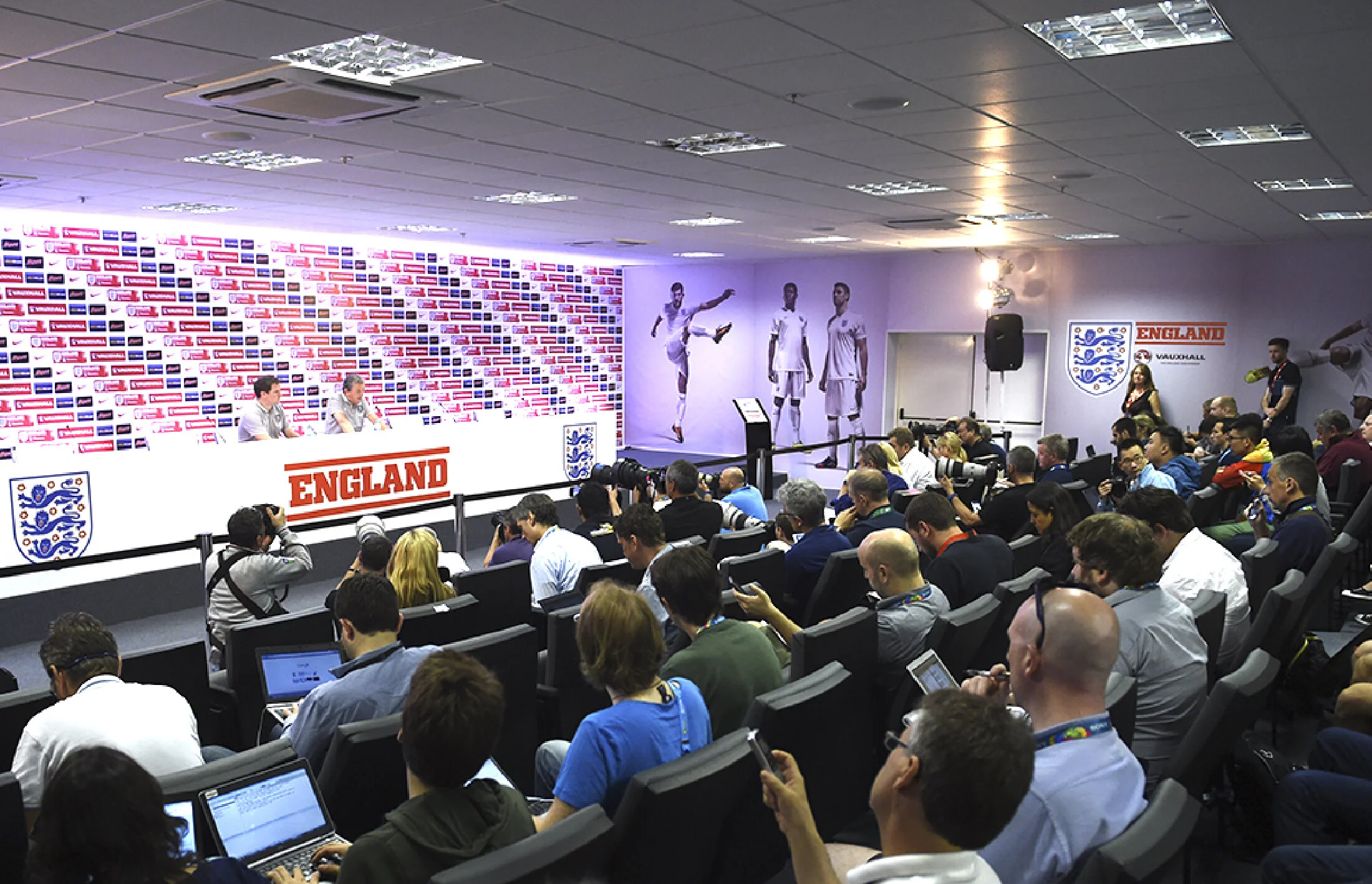  We branded seven rooms at the England team hotel and another seven at the media centre. 