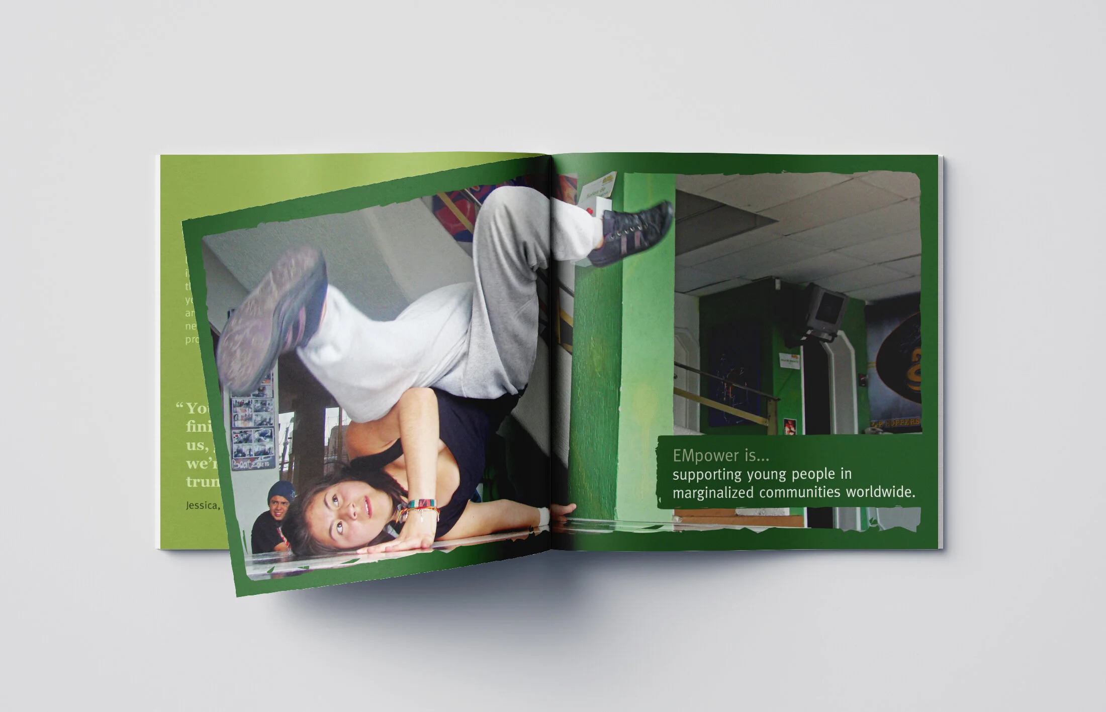  EMpower’s annual review colourfully celebrates the diversity of the youth with whom they work. 