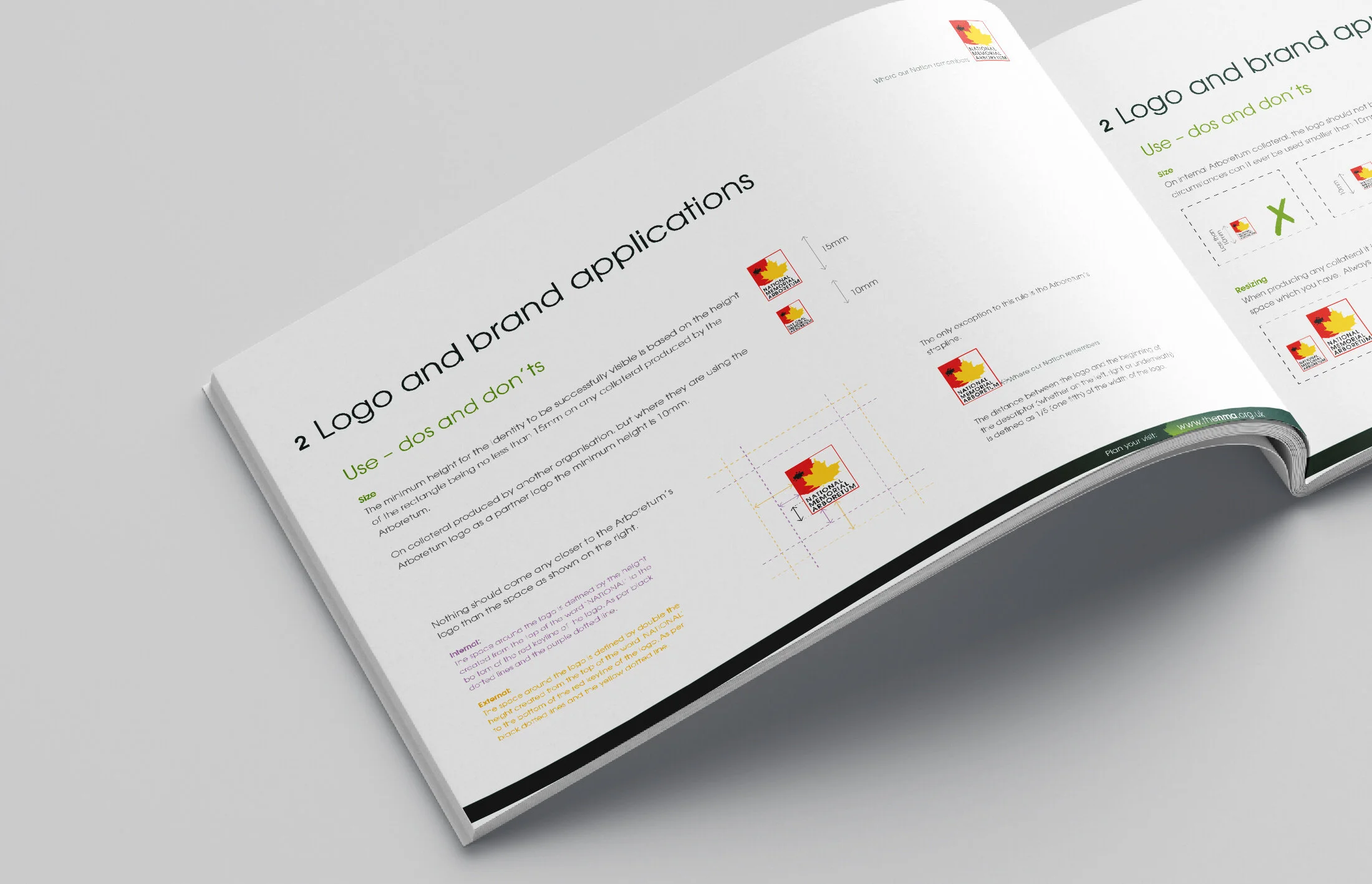  Following on from the NMA’s web rebrand I created their 70 page Brand Guidelines document.  
