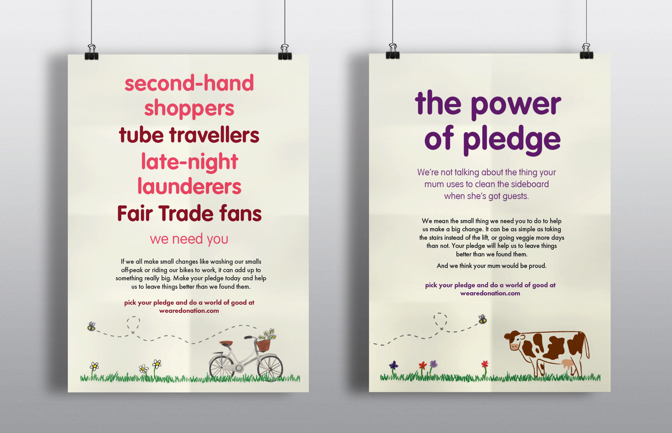  Always fun and highly competitive, innocent drinks consistently proves to be one of the companies with the most pledges. I created posters; powerpoint slides; scoreboards; and a thank you stamp. 