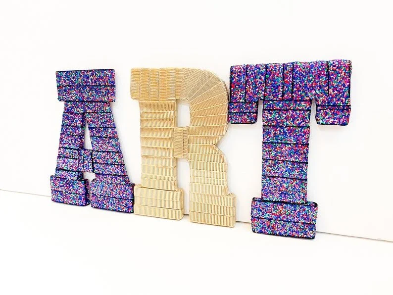 playroom wall letters