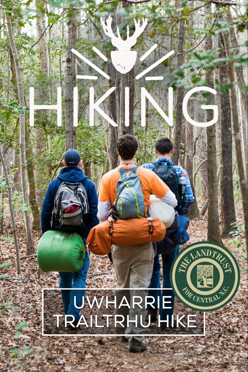 For Uwharrie Trail Thru Hike registration and information please follow the link here... UWHARRIE TRAIL THRU HIKE