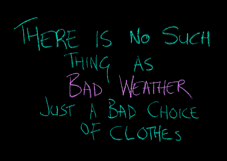 My coach used to tell us this to get us running in -25 degree weather. Fun times.