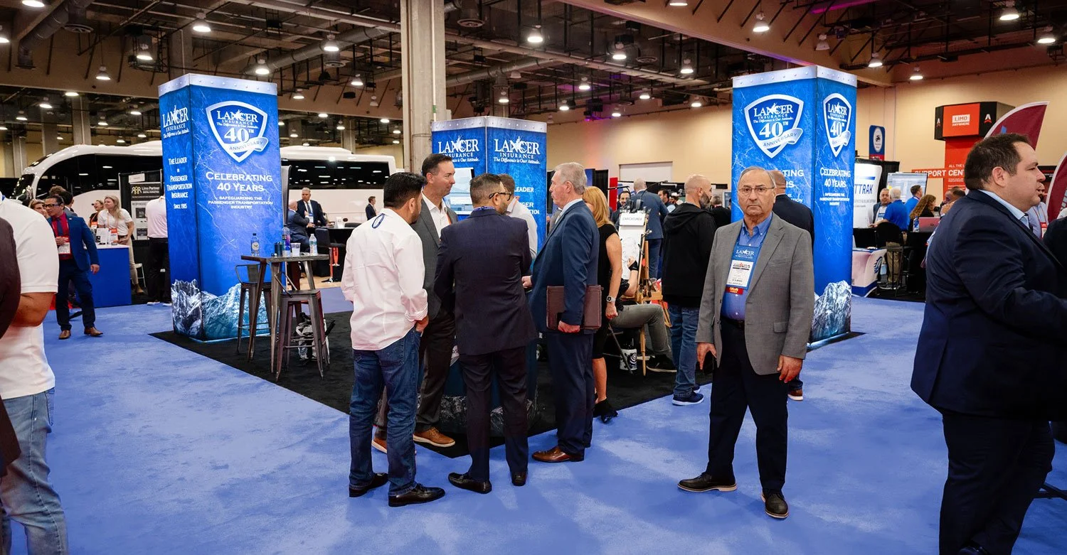 Lancer booth illustrates where we'll be on the roadshow calendar.jpg