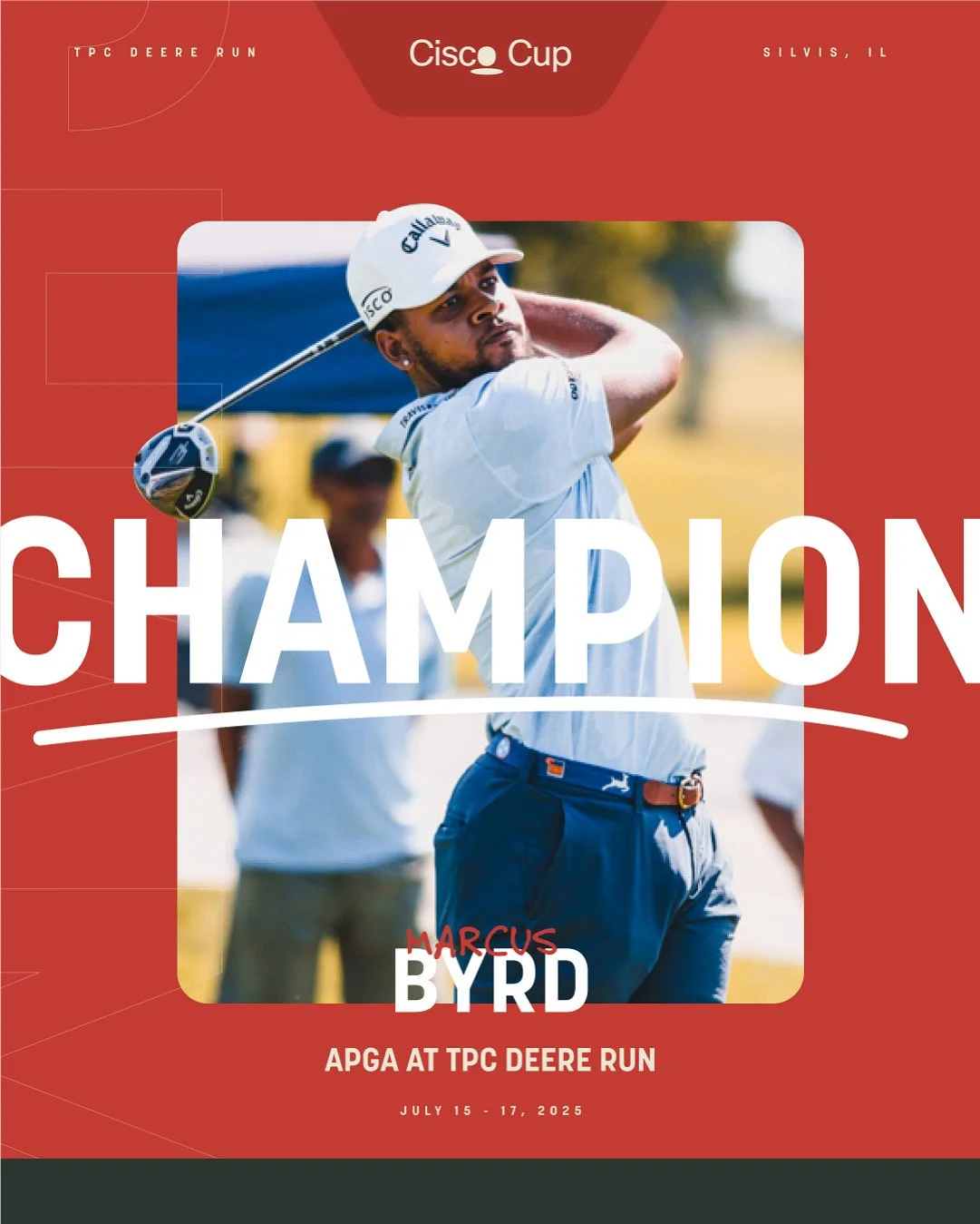 Washington D.C. native Marcus Byrd posts second wire-to-wire APGA Tour victory of 2025 