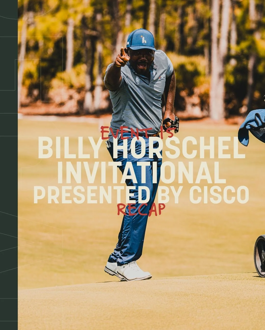 Holding it down at The Billy Horschel Invitational Presented by Cisco. 📸