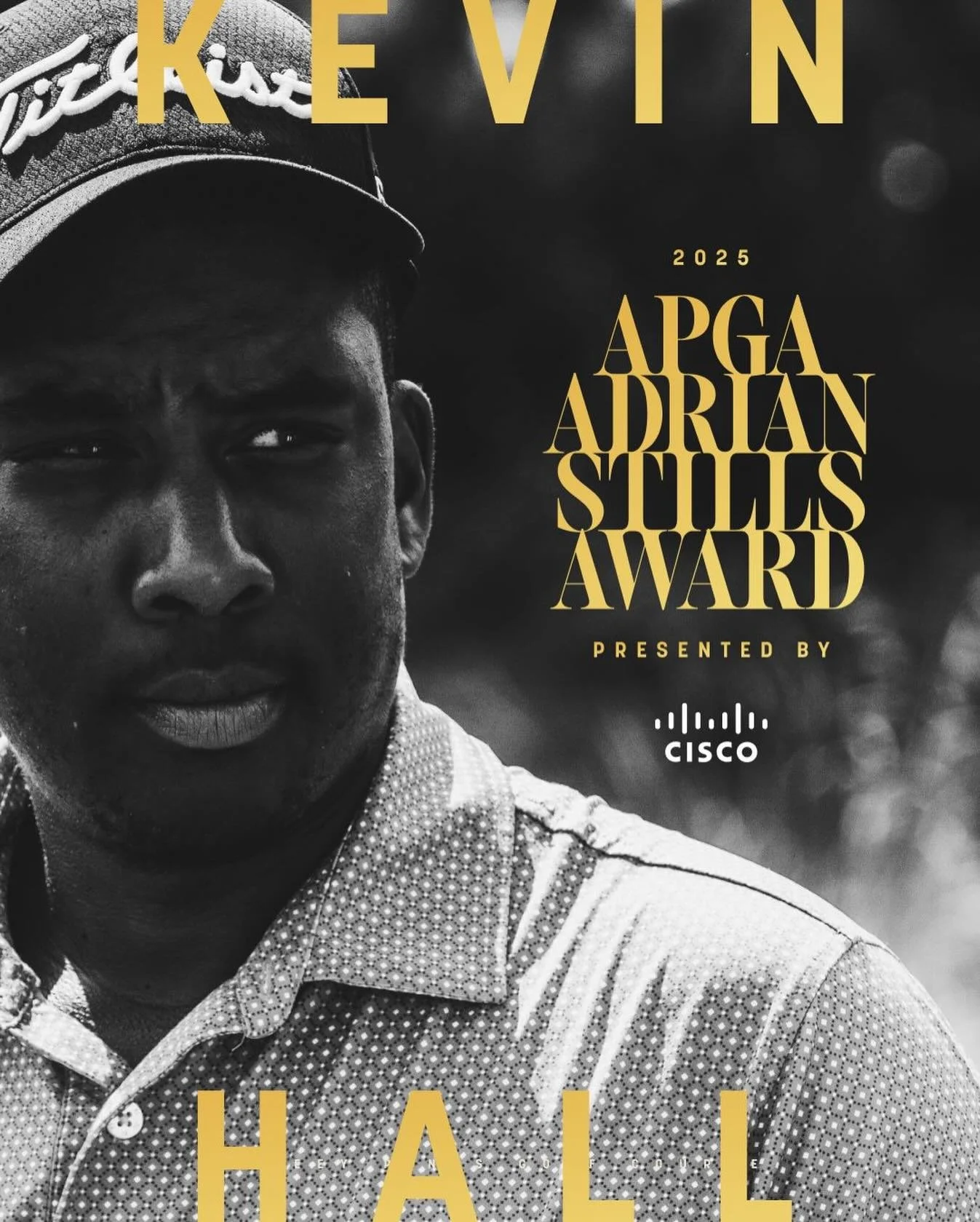 Trailblazer, champion and the APGA Tour&rsquo;s only deaf golfer: Kevin Hall is your 2025 Adrian Stills Award winner, presented by @Cisco 🏆

With a win and five top-10s this season, a Deaflympics silver medal, and unwavering leadership on and off th