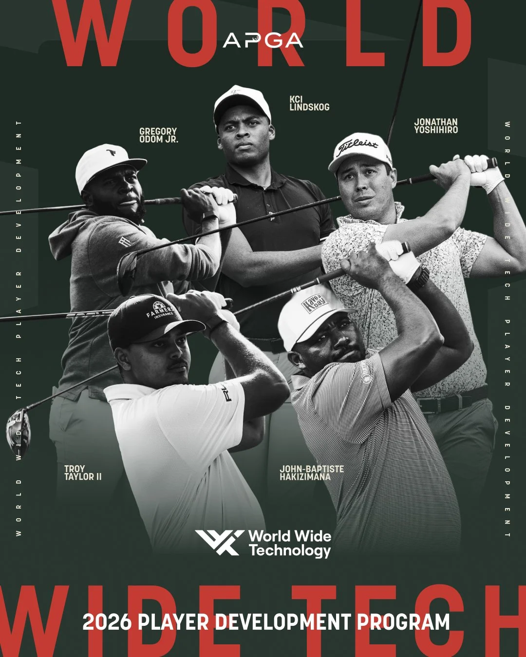 APGA World Wide Technology Player Development Program to feature five of APGA Tour’s top players in 2026