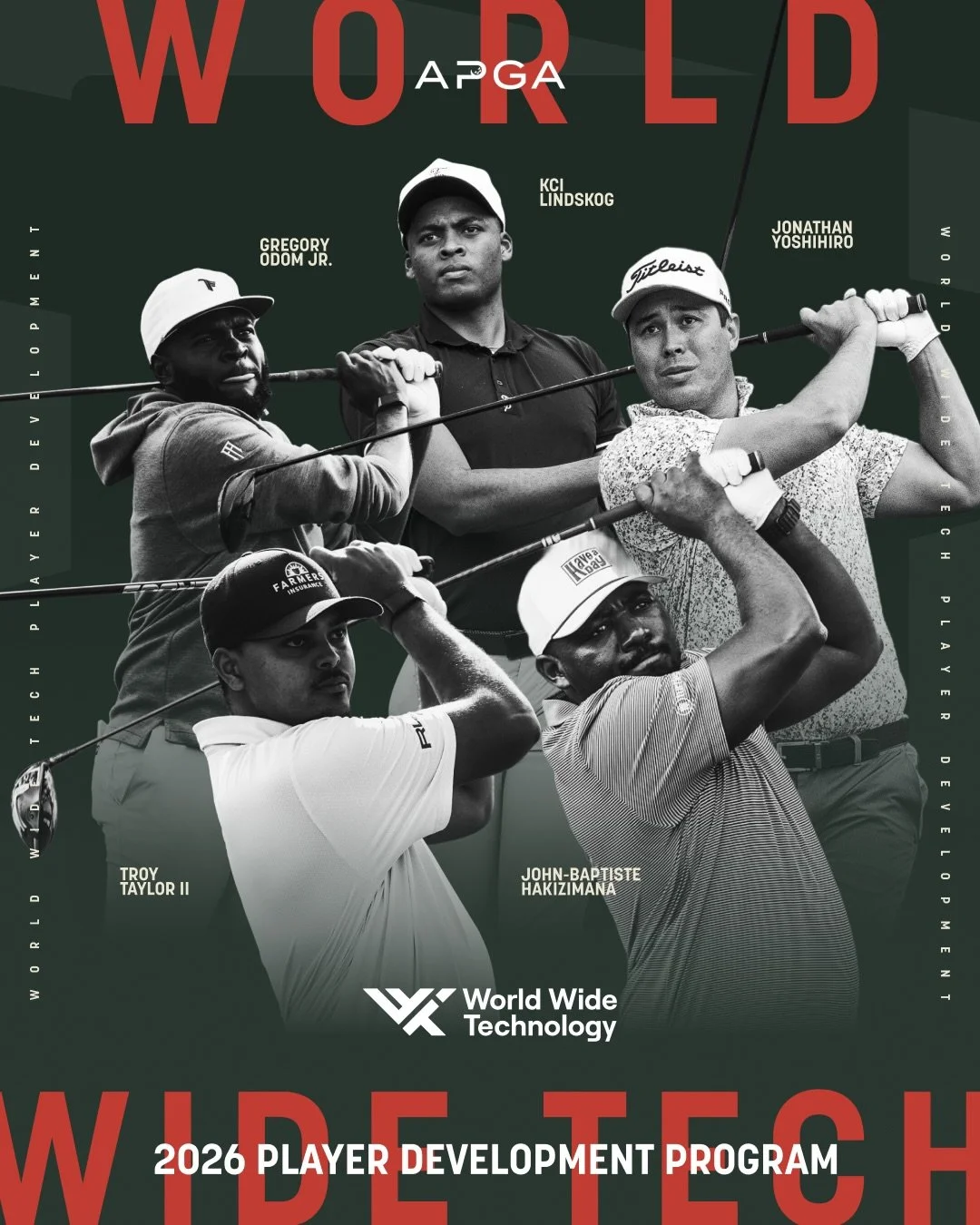 The 2026 APGA World Wide Technology Player Development Program participant roster is here 🔥⛳&mdash; and 5 of our top players are elevating their game. 

From elite coaching to custom club fittings, these players are receiving the tools needed to tak
