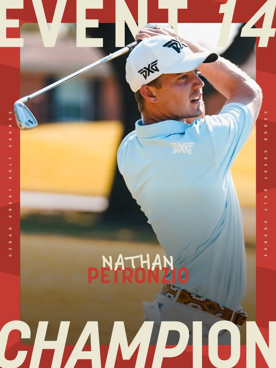 Texas native Nathan Petronzio defeats John-Baptiste Hakizimana in sudden-death playoff to win the APGA at Cedar Crest