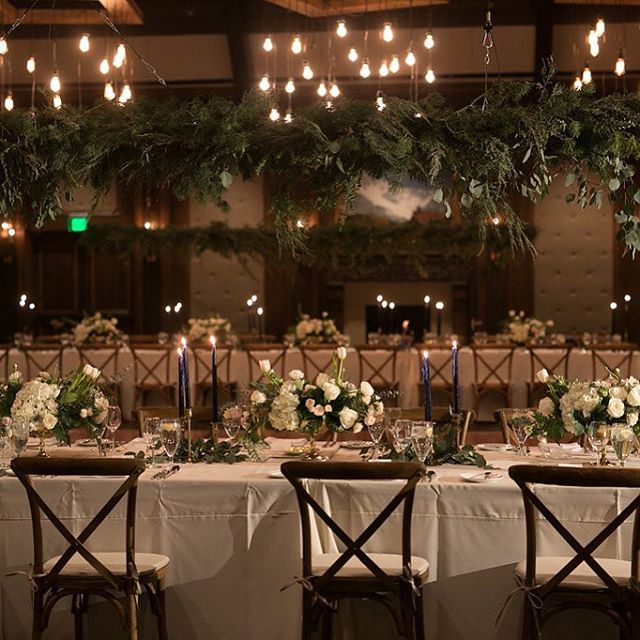 Soft pinks and white adorn this tablescape framed with hanging greens and softly lit from the glow of burning candles ❤️ Design @canvaseventdesign
Venue @stregisdv
Photo @jacquelynnphoto
Floral @urbanchateaufloral
Rentals @diamondeventandtent
