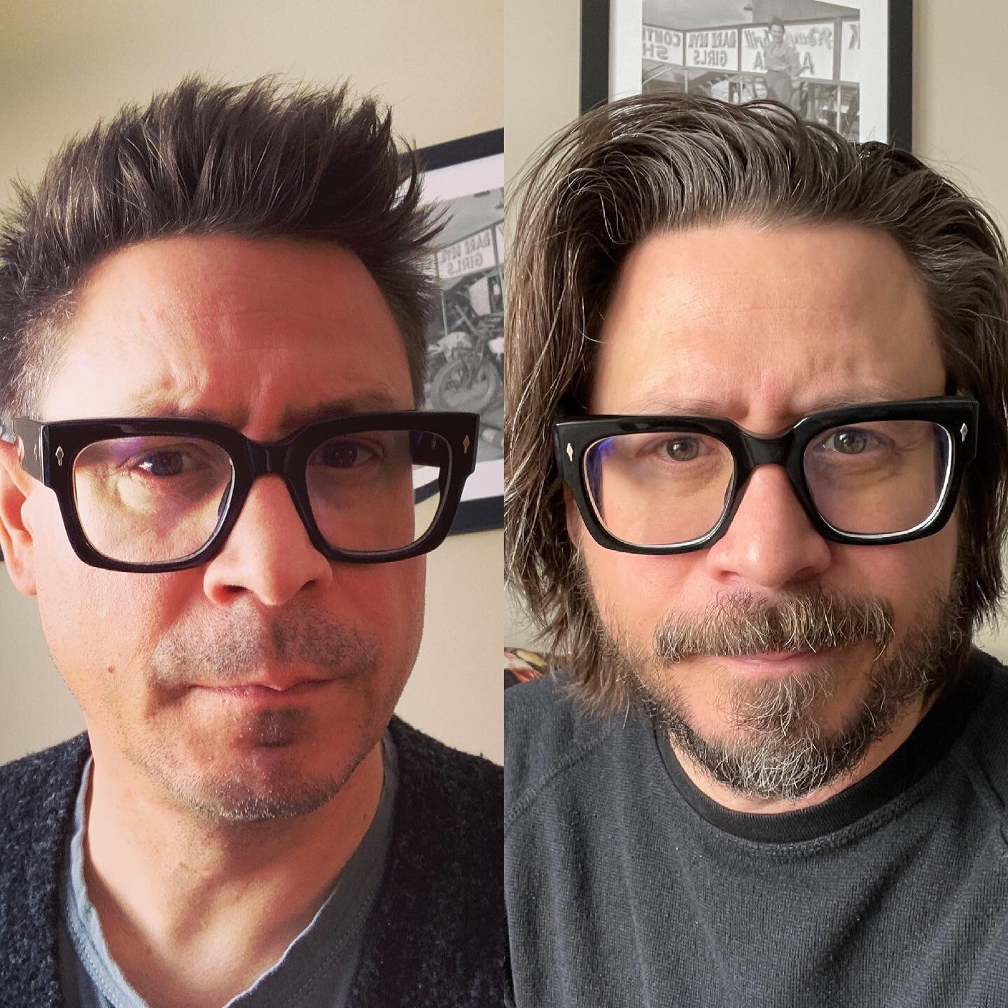 How it started -&gt; how it&rsquo;s going. 
I wish I had something meaningful to say, but really I&rsquo;m just grateful to be here, safe and sound. I can&rsquo;t wait to hug everyone I know, someday very soon! #friday