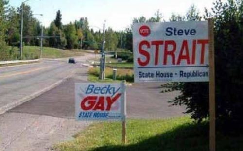 Strait beat Gay by 2 votes in the Primary, Lost the General Election