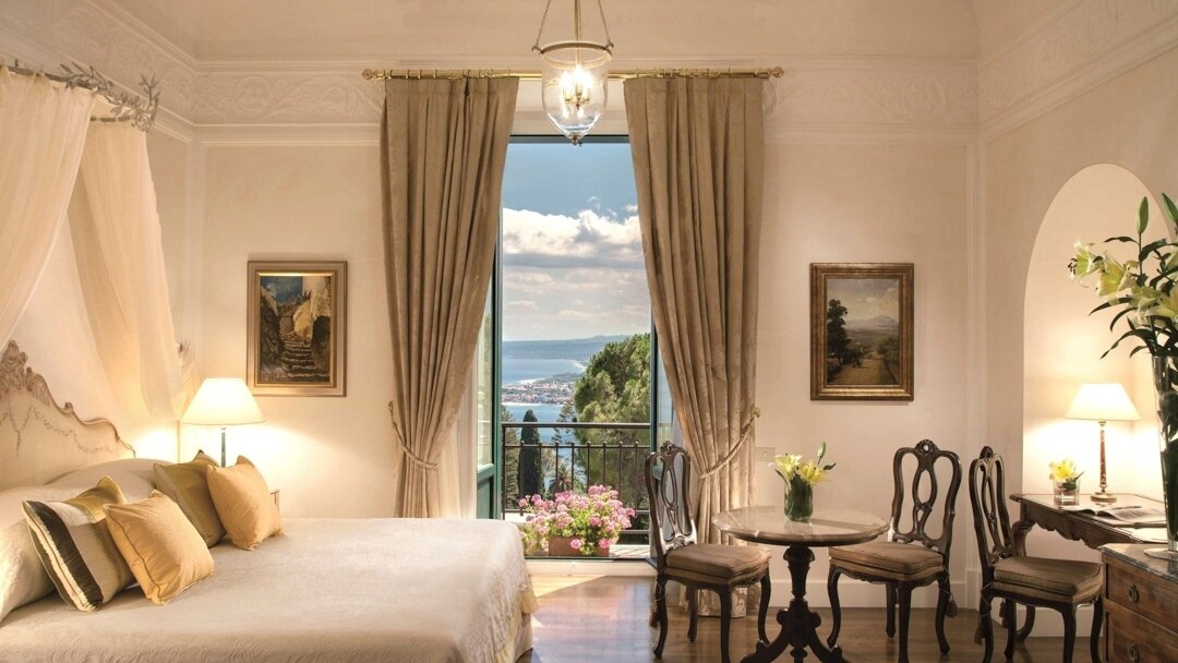 Get lost in the charm of Sicily at the Grand Hotel Timeo, Taormina - a haven of history, luxury, and beautiful views! ⁠
⁠
Perfectly located next to the iconic Greek Theater, the hotel serves as a gateway to Taormina's vibrant culture - think afternoo