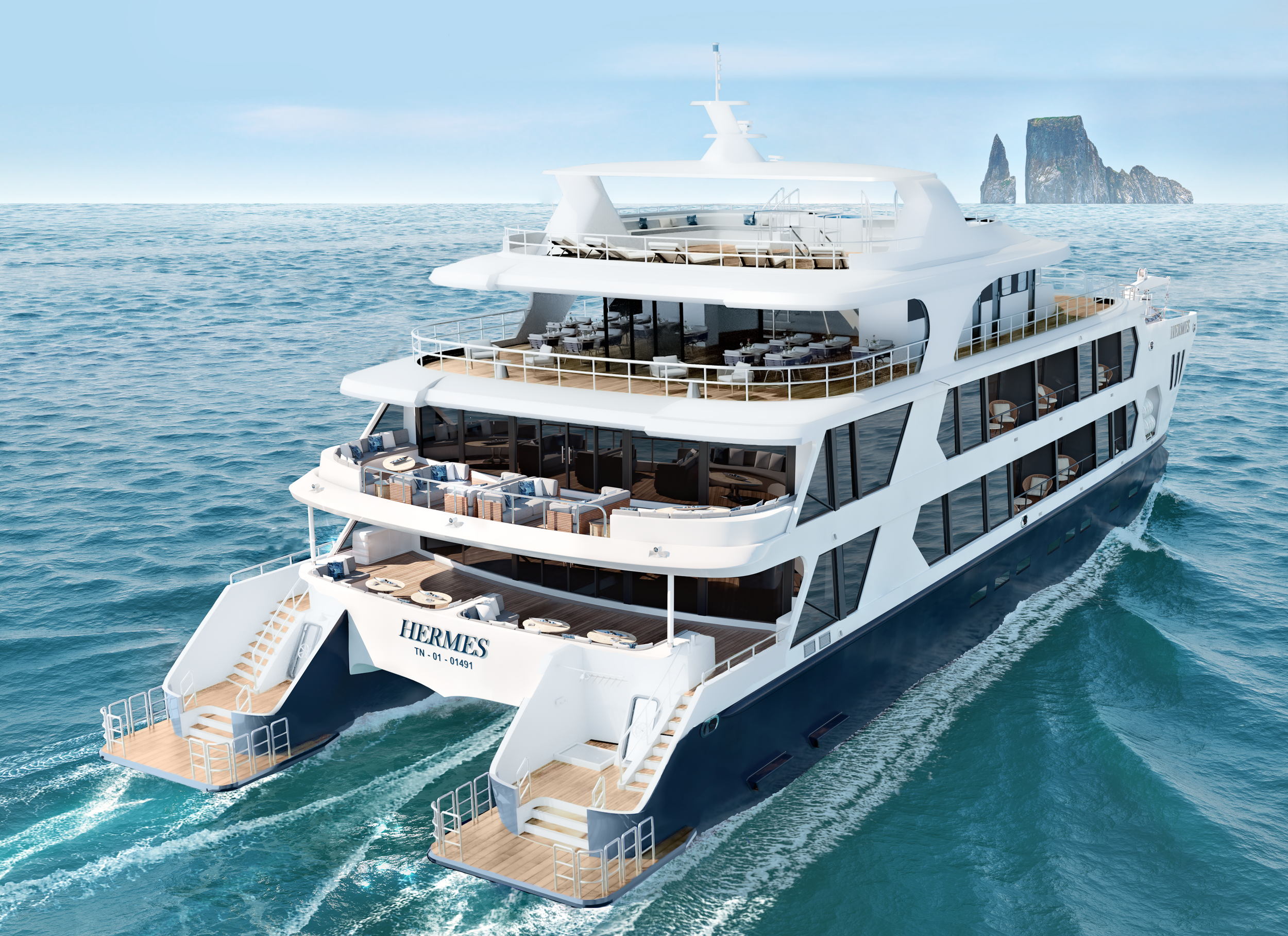 A New Reason to Visit the Galapagos: The Hermes Ultra-Luxury Catamaran