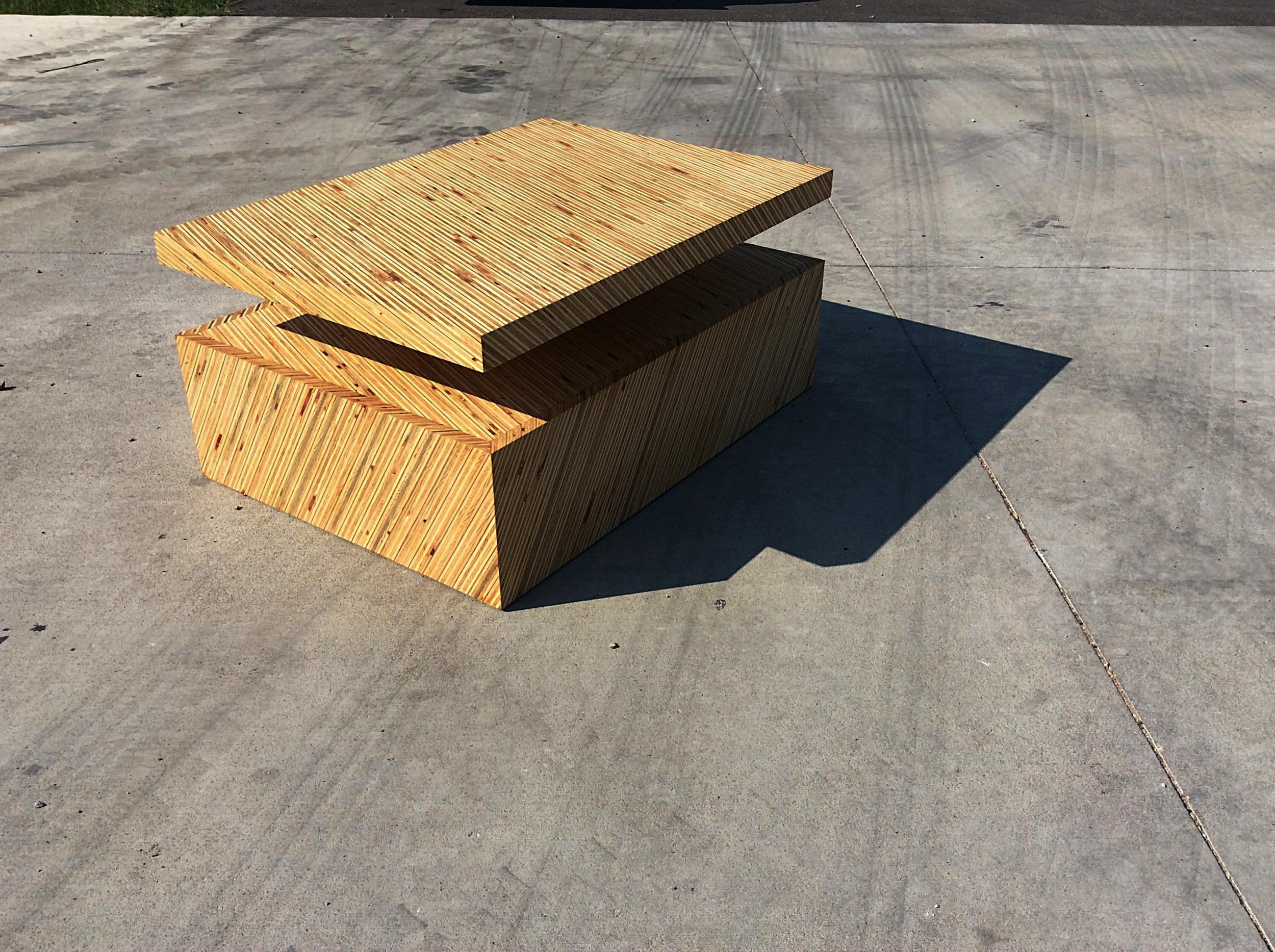 Floating Top Coffee Table    -SOLD-