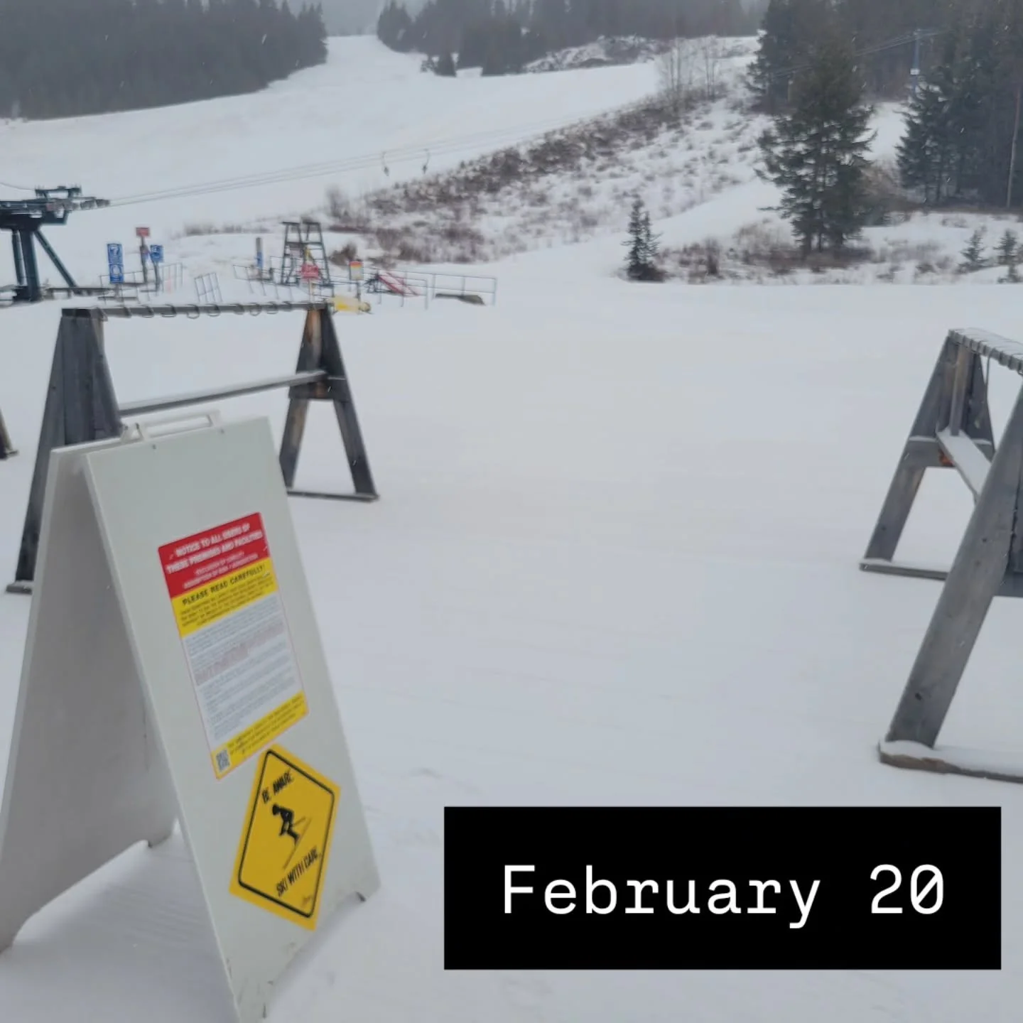 February 20th. Fresh snow and -13&deg;C. It doesn't get any better than this. Perfect conditions. See you on the slopes everybody!!