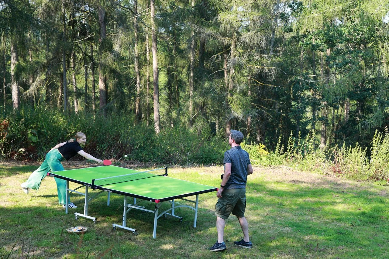 Studio break outdoors