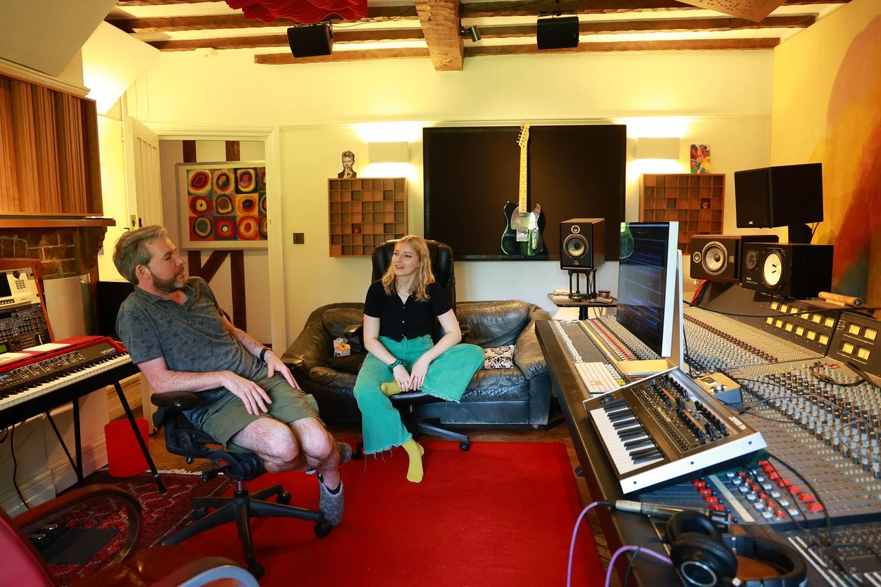 Studio session with Emma &amp; Gwilym