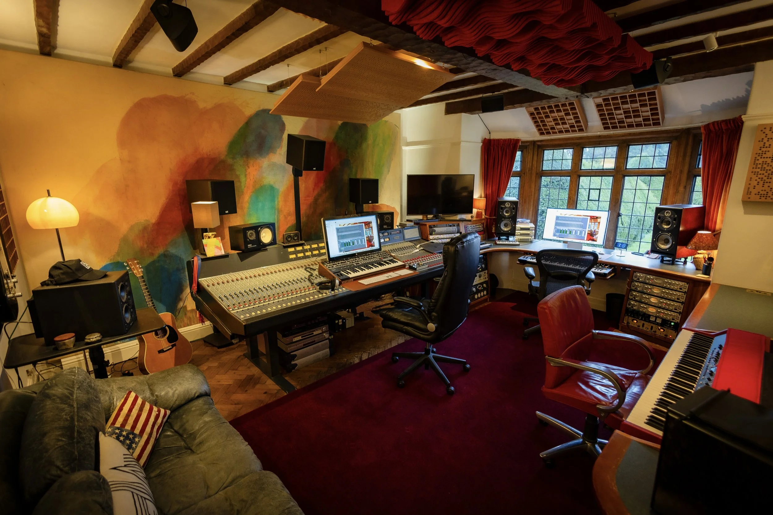 Mixing Yes in Dolby Atmos at Curtis Schwartz Studio