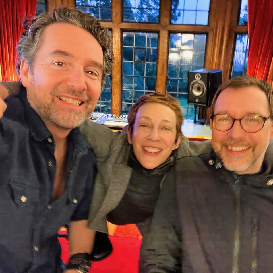 Curtis Schwartz with Stacey Kent and Jim Tomlinson, marking a friendship built through nearly three decades of music.