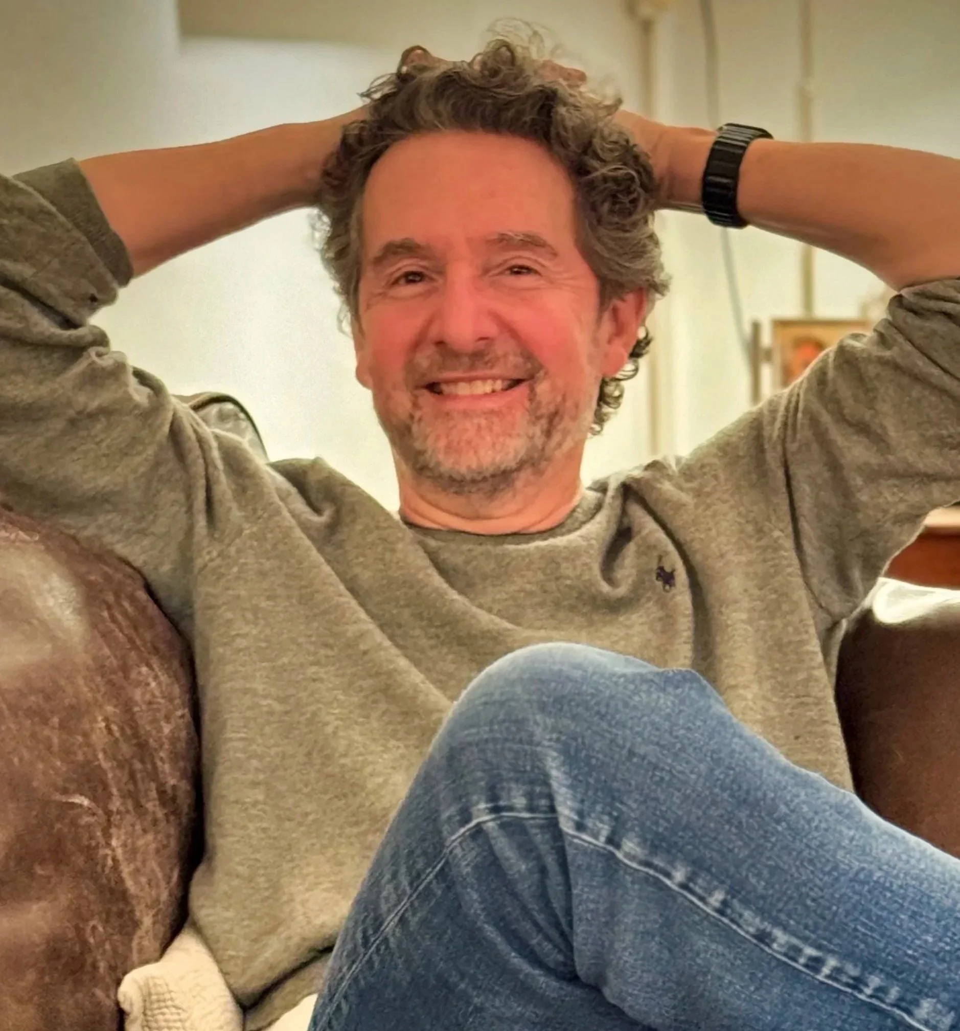 Curtis Schwartz, producer, mixer and mastering engineer at his residential recording studio near London.