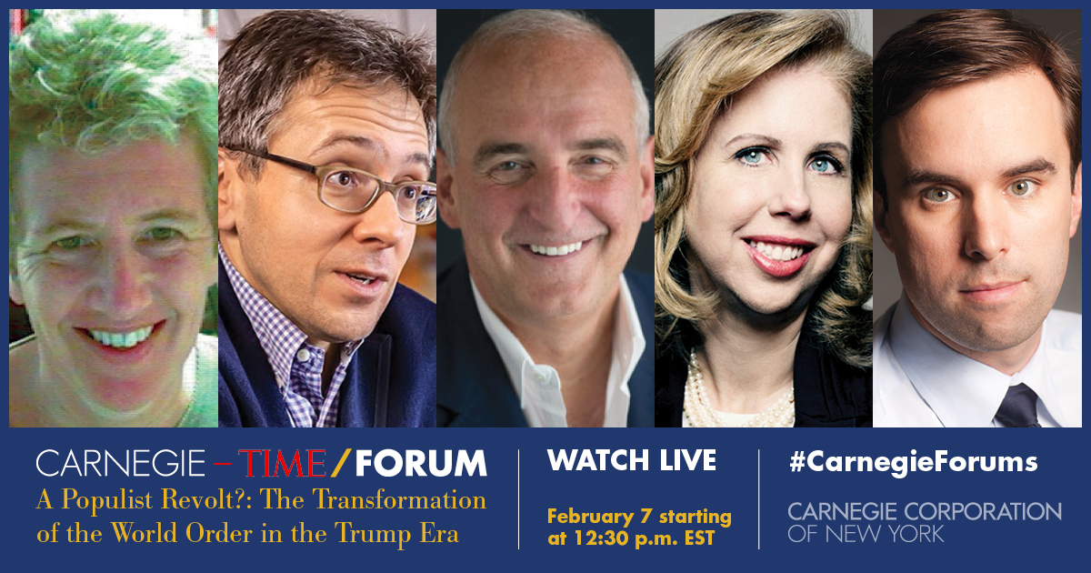 Carnegie Forum on The New Revolt of the Masses