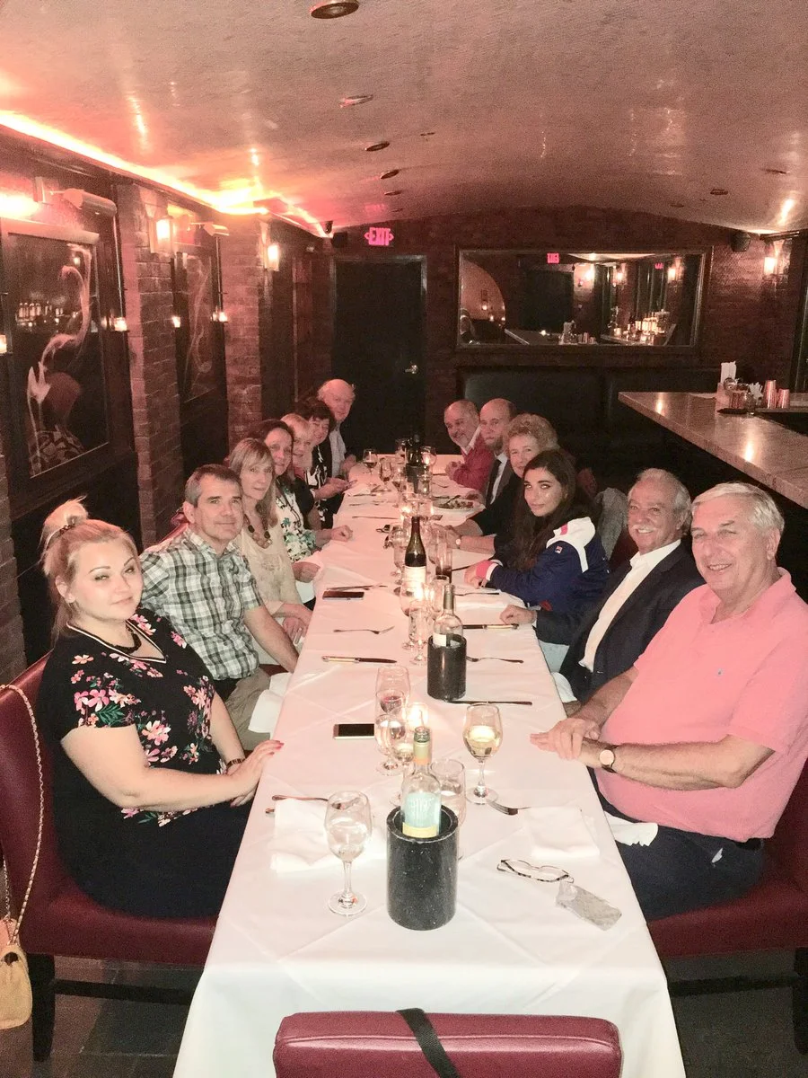 World Values Survey EC at Sonsie after a long day’s planning meeting at APSA 2018.