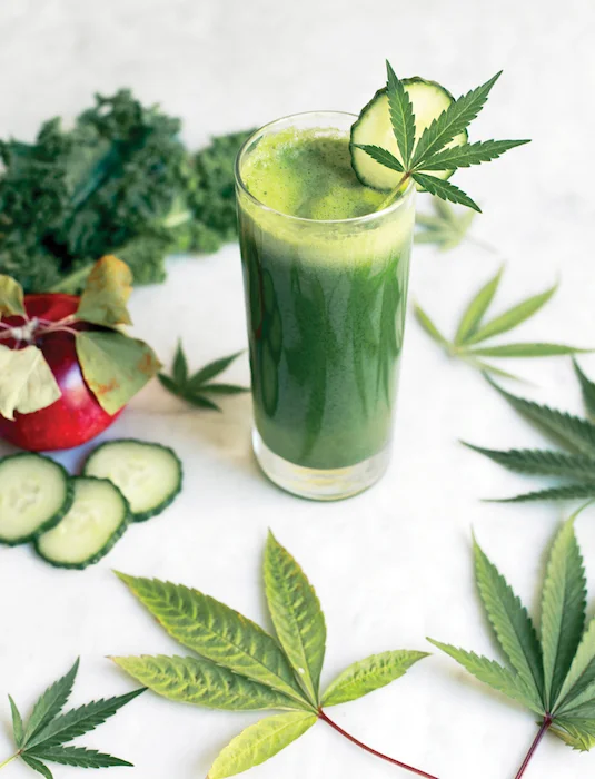 Green Cannabis Juice