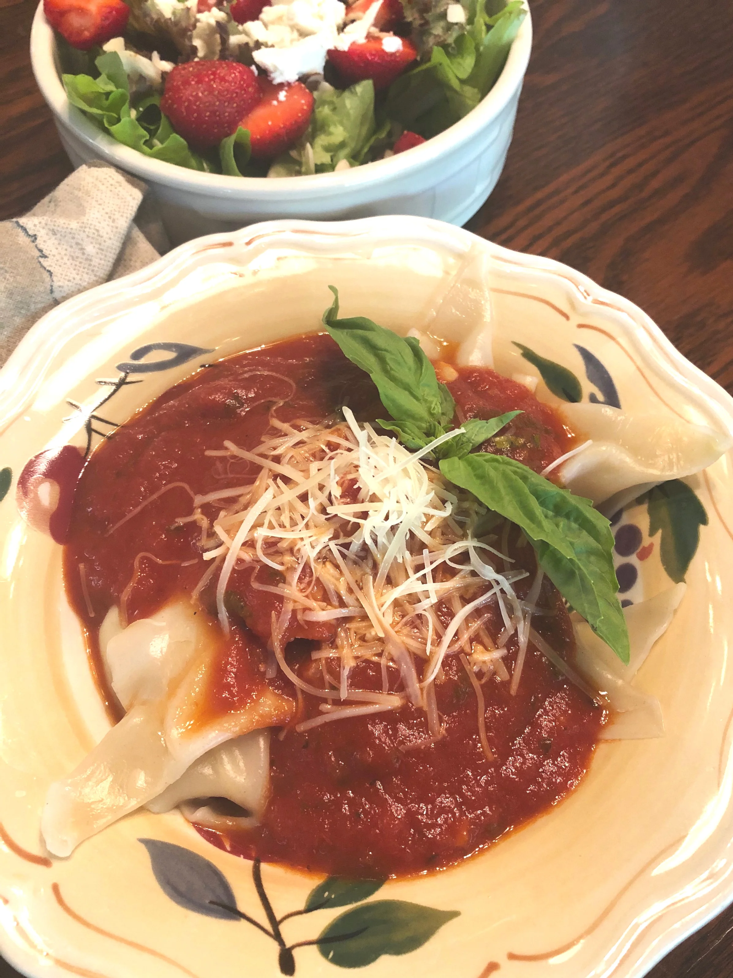 Easy Wonton Ravioli... Two ways!