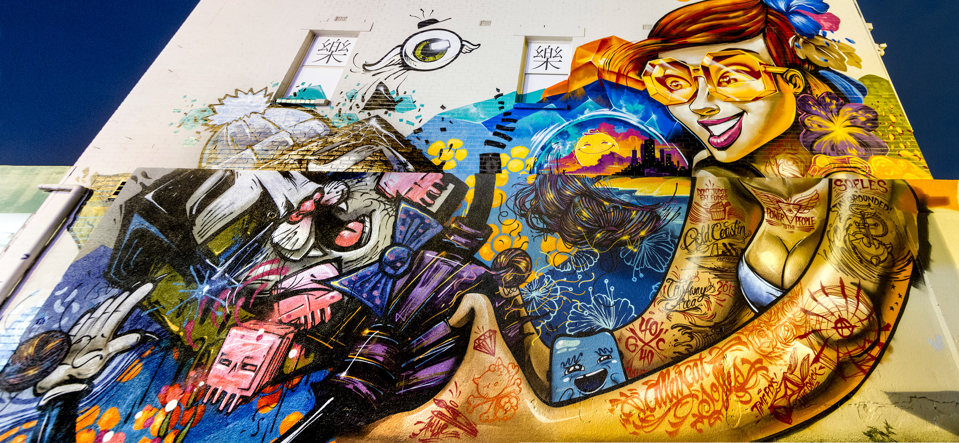 Yesterday was an unveiling of our latest community project in conjunction with Sensational Southport. We worked with Ironlak Australia and world-renowned street artist Sofles to beautify a small piece of Southport. Given the negative publicity surrounding the impact of the light rail on the Southport business community, we thought it was only fitting to help reinstil a bit of love for Southport.