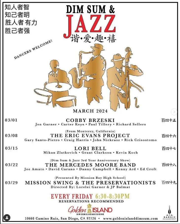 Swing Choir &amp; Preservationists – Golden Island Dim Sum &amp; Jazz Series