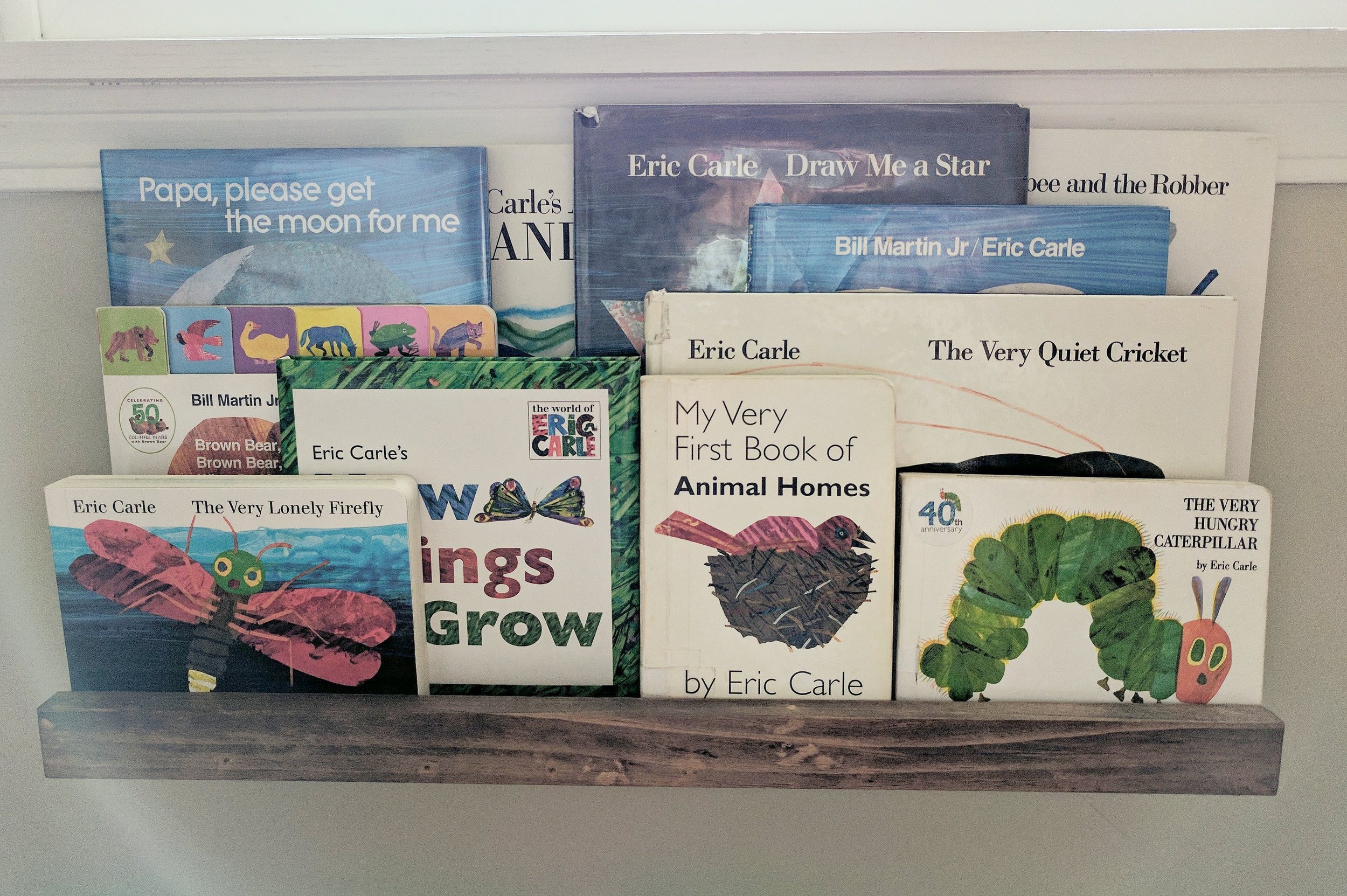 Papa, Please Get the Moon For Me / Draw Me a Star / The Bumblebee and the Robber / How Things Grow / The Very Lonely Firefly / Brown Bear, Brown Bear, What Do You See? / My Very First Book of Animal Homes / The Very Hungry Caterpillar / Th…