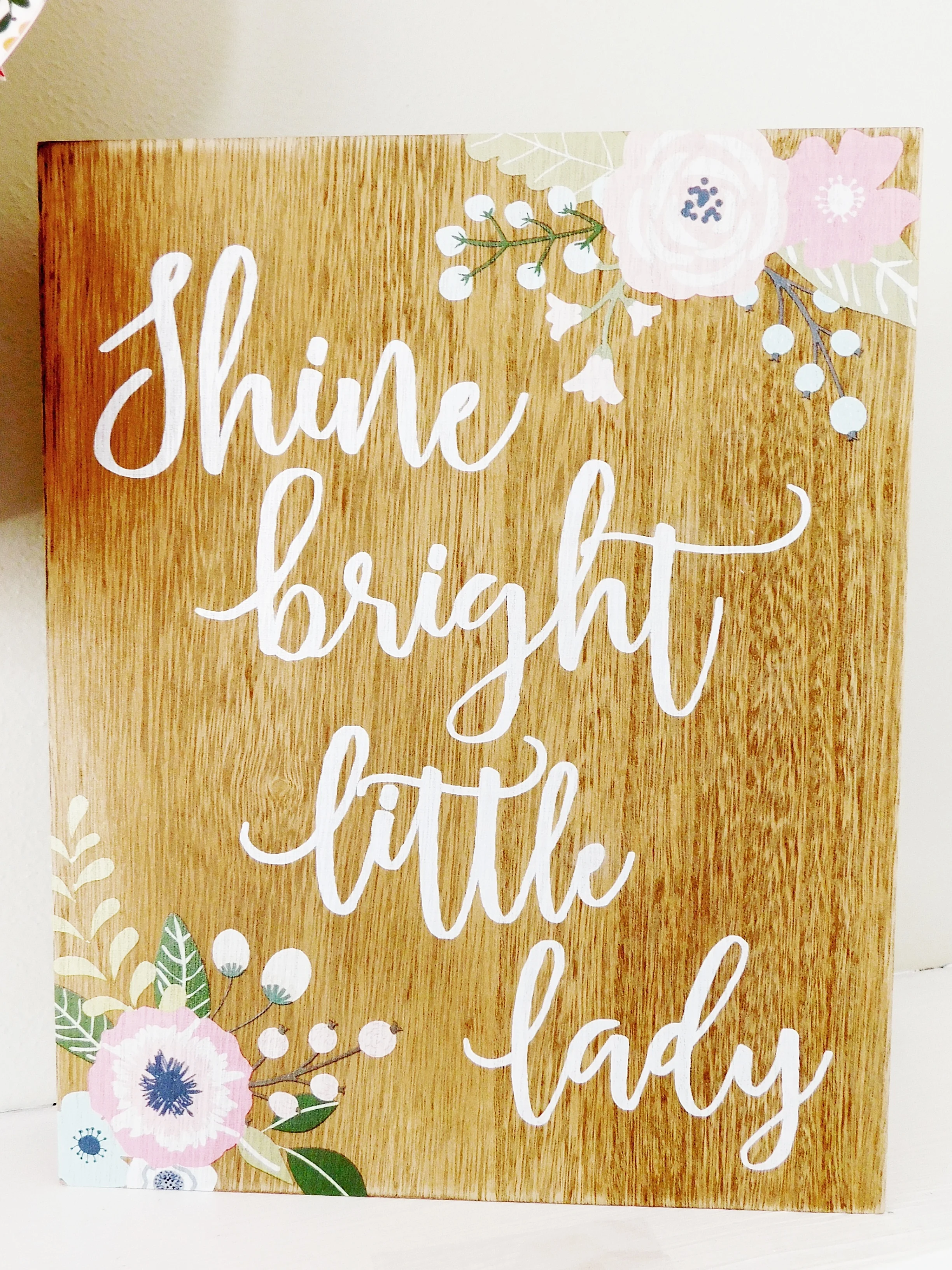 Floral Sign: Hobby Lobby
