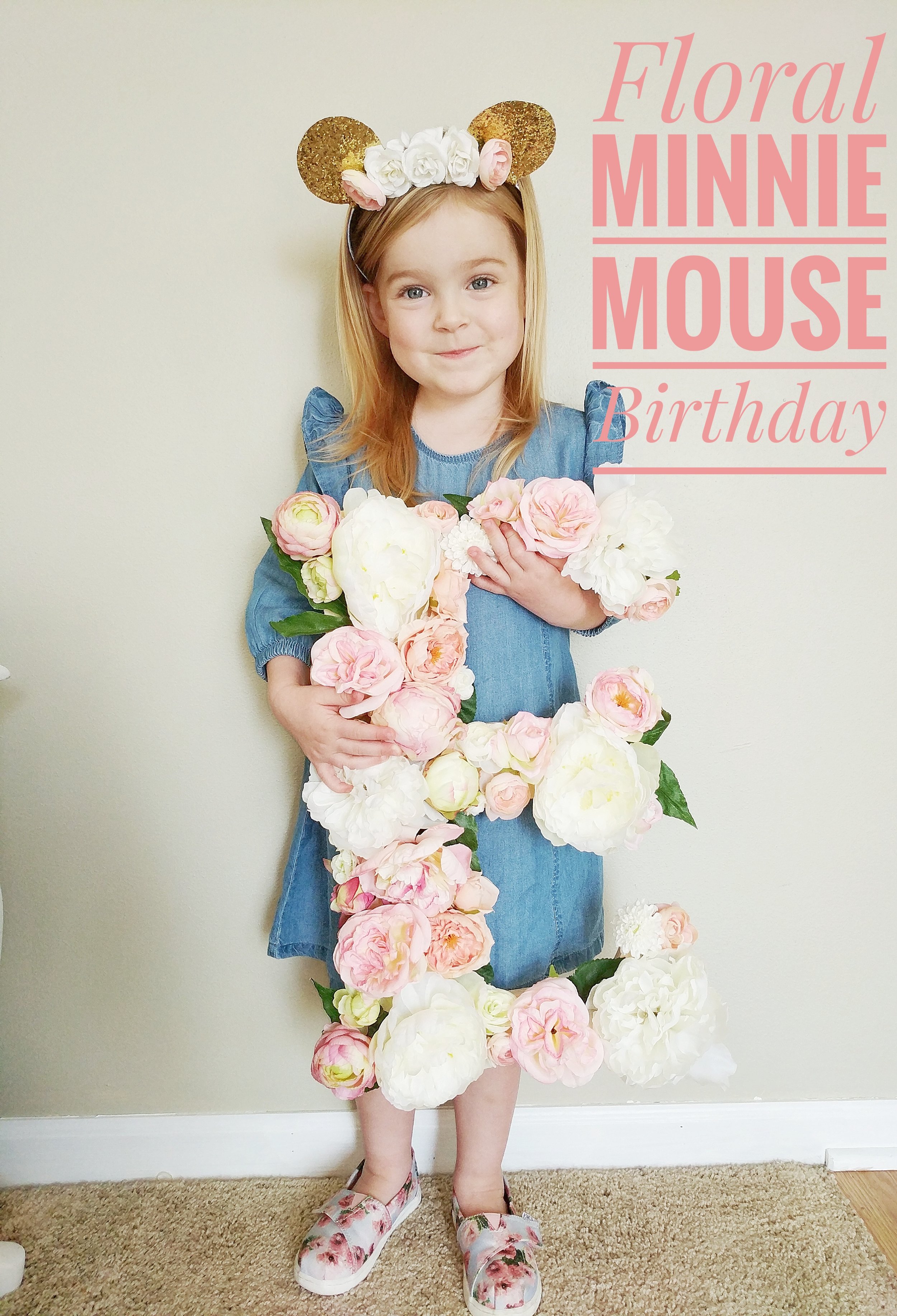Floral Minnie Mouse Birthday Party
